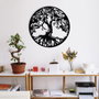 Wallity Tree Accesorio de Pared Metálico Negro